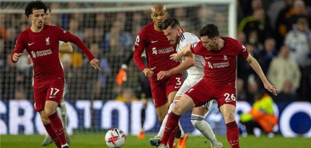 فيديو | سينيستيرا يسجل هدف ليدز يونايتد الأول أمام ليفربول.. وجوتا يرد بالثالث