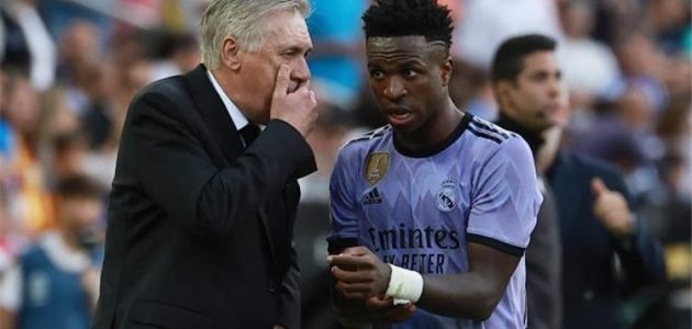 أنشيلوتي-مدافعًا-عن-فينيسيوس:-لم-أر-ملعبًا-بأكمله-عنصريًا.-وكان-يجب-إيقاف-المباراة - يلا شوت | Yalla Shoot | يلا شوت لايف | yalla shoot live | yalla shoot tv أنشيلوتي-مدافعًا-عن-فينيسيوس:-لم-أر-ملعبًا-بأكمله-عنصريًا.-وكان-يجب-إيقاف-المباراة